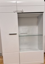 Standvitrine weiß hochglanz gebraucht kaufen  Diez