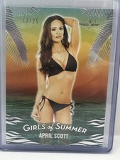 CARTÃO BASE FOLHA PRATA QUENTE ABRIL SCOTT 2025 Aquecedor de Banco Meninas do Verão 13/25 comprar usado  Enviando para Brazil