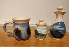 Boscastle pottery sunset for sale  WHITCHURCH