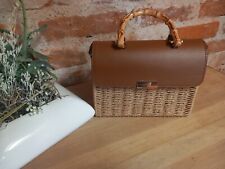 Rattan handtasche tasche gebraucht kaufen  Außernzell