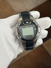 Raro Vintage Citizen Promaster Cyber Aqualand Relógio de Mergulho Digital Titânio N11039 comprar usado  Enviando para Brazil