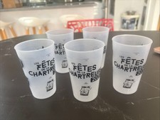 Chartreuse gobelets plastiques d'occasion  Rives