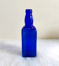 Garrafa de vidro azul cobalto vintage adereços decorativos colecionáveis G532, usado comprar usado Garrafa de vidro azul cobalto vintage adereços decorativos colecionáveis G532, usado comprar usado  Enviando para Brazil