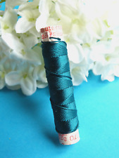 Carretel de fio de seda antigo soberbo 600BBIS Gutermann 'azul pavão' nº 870 comprar usado  Enviando para Brazil