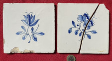 Antique delft tile for sale  HEREFORD