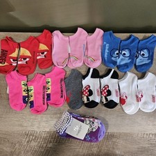 Meias femininas *AMOSTRAS* 20 pares tamanho 6-8 anos Disney Frozen Minnie de dentro para fora comprar usado  Enviando para Brazil