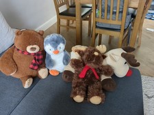 Christmas plushie teddy for sale  WICKFORD