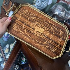 Vintage marquetry tray. for sale  GREAT YARMOUTH
