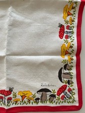 Vintage pilze geschirrtuch gebraucht kaufen  Augsburg