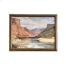 Painting river mountain for sale  Broken Arrow