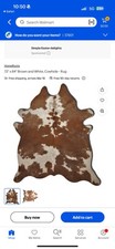 Real cowhide rug for sale  Knoxville