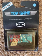 Cartucho brasileiro CCE DUCK HUNT Bootleg Famiclone anos 90 caixa preta blister comprar usado  Enviando para Brazil