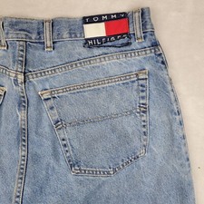 Calça Jeans Masculina Tommy Hilfiger 36x32 Vintage Y2K Baggy Bandeira da Liberdade EUA Adulto comprar usado  Enviando para Brazil