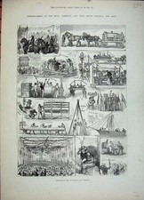 Old antique print for sale  UK