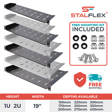 Prateleira rack 10" 19" 1U 2U para cabines e dispositivos de servidor de rede comprar usado  Enviando para Brazil