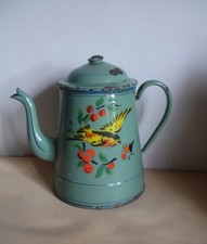 Cafetiere emaillee ancienne d'occasion  La Coquille
