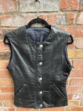 Leather ladies waistcoat for sale  STOKE-ON-TRENT