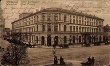 Ak Warszawa Warszawa Polska, Hotel Europejski, Wóz konny,... - 4906240 na sprzedaż  Wysyłka do Poland