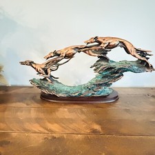 Racing greyhounds statue for sale  Duncan