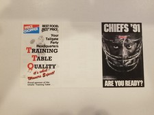 Programação de bolso de futebol americano NFL Kansas City Chiefs 1991 - Preço helicóptero comprar usado Programação de bolso de futebol americano NFL Kansas City Chiefs 1991 - Preço helicóptero comprar usado  Enviando para Brazil