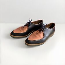 Sapato Feminino Elk Oxford Derby Dois Tons com Cadarço Plano Laranja Preto 37 6 comprar usado  Enviando para Brazil