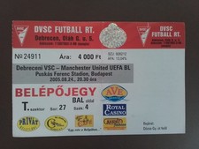 Debrecen manchester united for sale  STOURBRIDGE