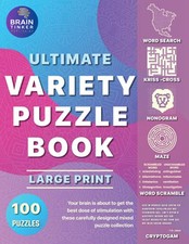 Variety puzzle book for sale  UK