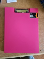 Wilko clipboard pink for sale  HARROW