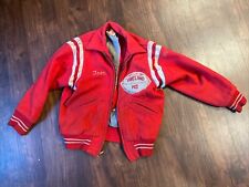 Vintage red wool for sale  Wallingford