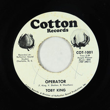 Sweet Soul 45 - Toby King - Operator - Cotton VG+ comprar usado  Enviando para Brazil