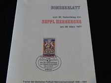 Ganzsache sonderblatt seppl gebraucht kaufen  Seeheim-Jugenheim