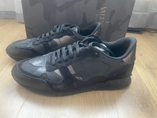 Sapatilhas camufladas Valentino Full LTHR cor prata tamanho 42 Reino Unido 8 comprar usado  Enviando para Brazil