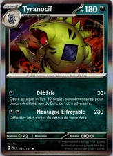 Carte pokémon tyranocif d'occasion  Guéret