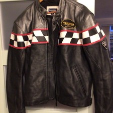 Triumph leather motorcycle for sale  DERBY