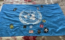 Drapeau onu united d'occasion  Rouen-