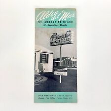 1940s Aldea del Mar Cottages Brochura Santo Agostinho Flórida Motel Casas para Aluguel, usado comprar usado  Enviando para Brazil