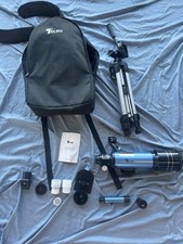 Telescópio refratário astronômico Telmu abertura 70mm F40070M com conjunto de mochila comprar usado  Enviando para Brazil