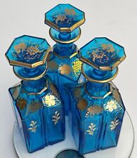 Carafes bleues baccarat d'occasion  Sannois
