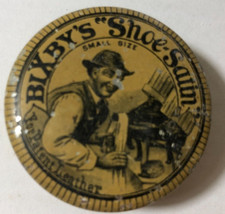 Pasta de acabamento de estanho vintage BIXBY'S SHOE SATIN para couro envernizado P M Bixby N Y comprar usado  Enviando para Brazil
