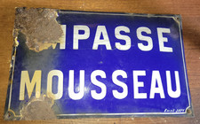 Plaque emaillee ancienne d'occasion  Champagne-Mouton
