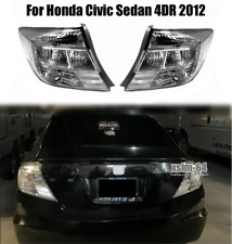 Usado, Par de lanternas traseiras de freio de lente cristalina sem lâmpada para Honda Civic 4DR Sedan 2012 comprar usado  Enviando para Brazil