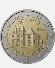 Moneta monaco 2025 usato  Lecco