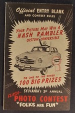 1952 sylvania contest for sale  Olympia