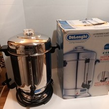 Urna de cafeteira DeLonghi Ultimate 20-60 xícaras DCU 72 aço inoxidável / seminovo comprar usado Urna de cafeteira DeLonghi Ultimate 20-60 xícaras DCU 72 aço inoxidável / seminovo comprar usado  Enviando para Brazil