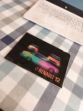 Renault owners handbook for sale  IPSWICH