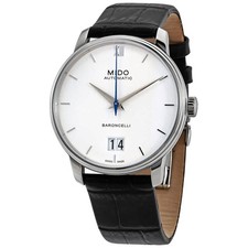 Usado, Relógio masculino Mido Baroncelli III automático mostrador branco M027.426.16.018.00 comprar usado Usado, Relógio masculino Mido Baroncelli III automático mostrador branco M027.426.16.018.00 comprar usado  Enviando para Brazil