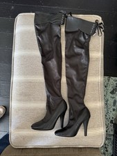 Womens black knee for sale  BURY ST. EDMUNDS