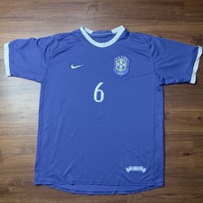 Usado, Camiseta Nike Brasil 1998 Away Roberto Carlos #6 tamanho XL RARA! comprar usado  Enviando para Brazil