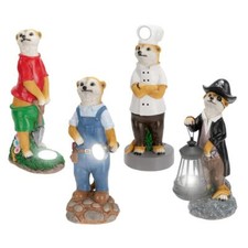 Solar erdmännchen gartenfigur gebraucht kaufen  Deutschland