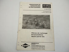 Kuhn GF440S 440SRP Giroheuer Ersatzteilliste Parts List Pieces de Rechange 1988 comprar usado  Enviando para Brazil